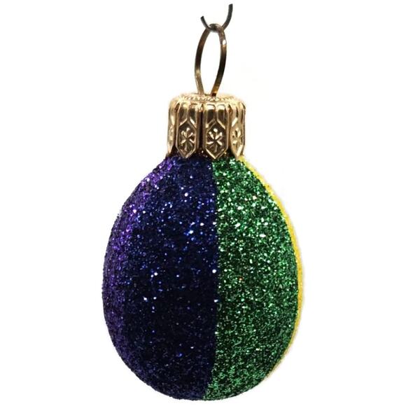 Patricia Breen Miniature Egg Rainbow Shines Easter Purple Christmas Ornament - Picture 7 of 10